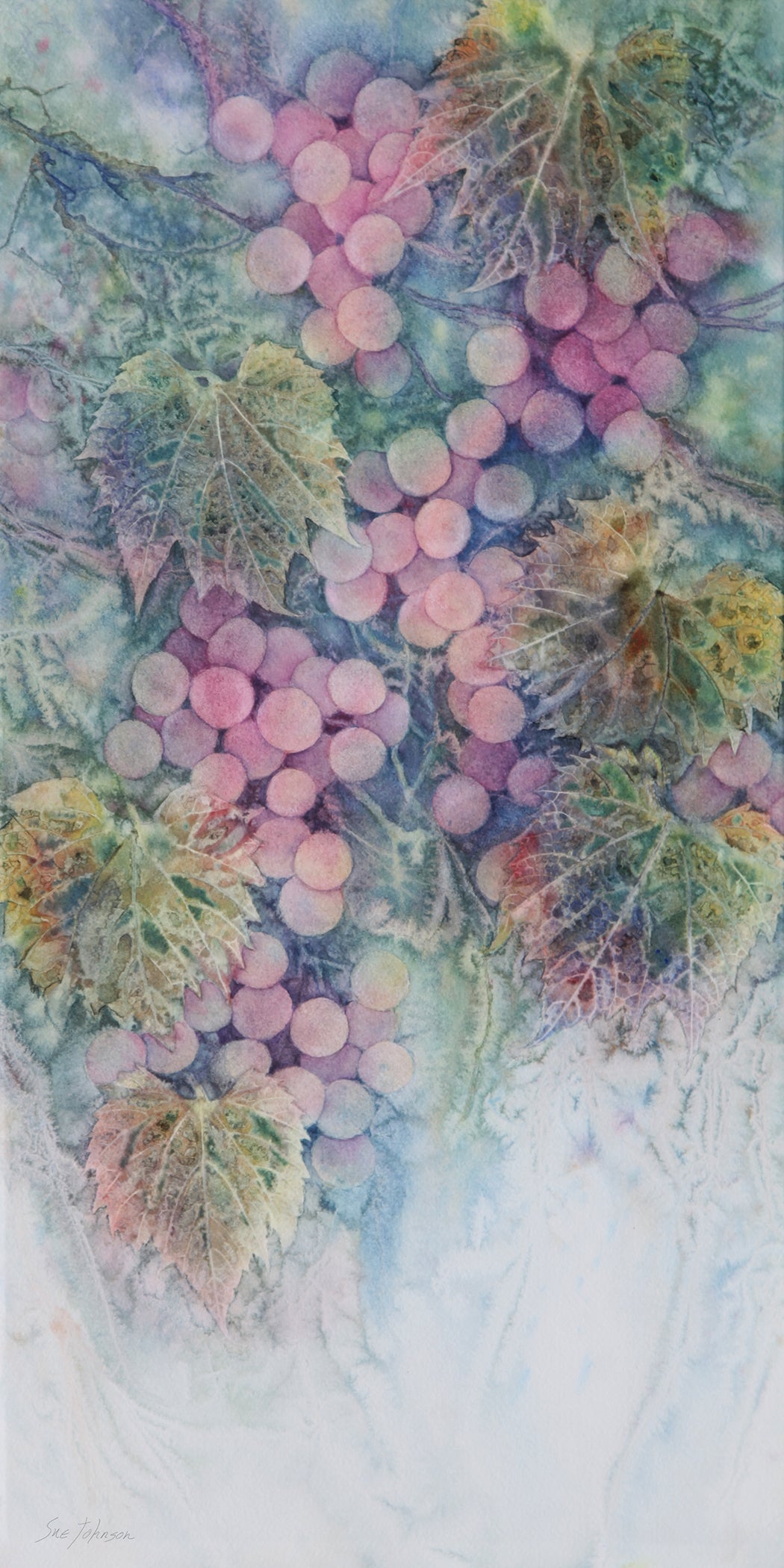 Watercolor Grapes